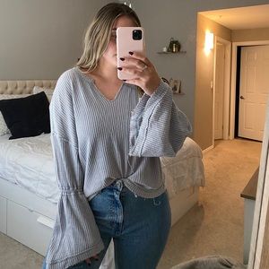 Free People V Neck Thermal